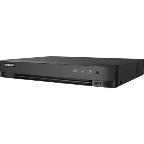DVR AcuSense Hikvision iDS-7204HUHI-M1/X/4A+4/1ALM, 4 canale, 8MP, HDTVI/CVI/AHD/IP, 1x SATA
