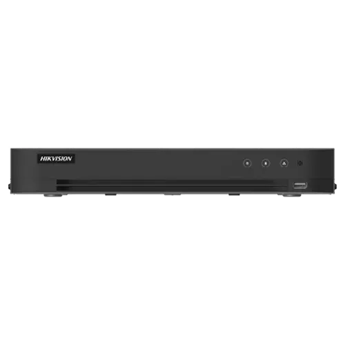 DVR Hikvision AcuSense 16 canale, 5MP, Alarma I/O, VCA, 1xSATA - iDS-7216HQHI-M1-XT(16A+4/1ALM)