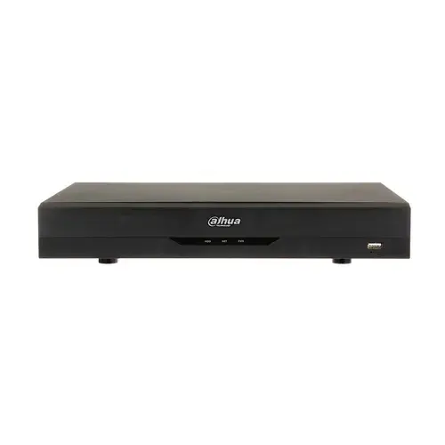 DVR Penta-brid WizSense Dahua XVR5104HE-I3, 4 canale, 5 M-N, protectie perimetrala, recunoastere faciala