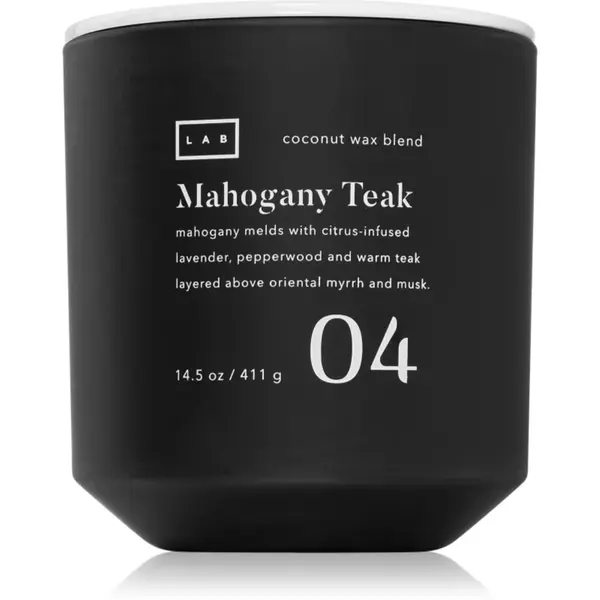 DW Home Lab Mahogany Teak lumânare parfumată 411 g