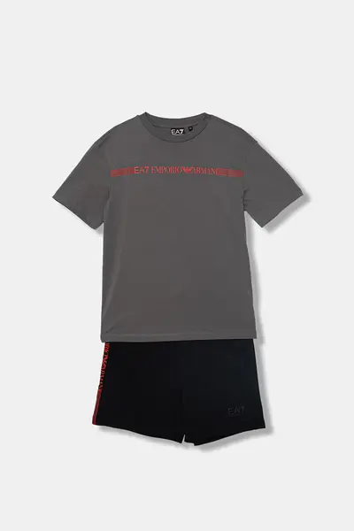 EA7 Emporio Armani compleu copii din bumbac