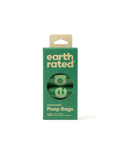 EARTH RATED Rezerve pungi igienice caini 8 role