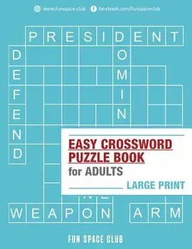 Easy Crossword Puzzle Books for Adults Large Print: Crossword Easy Puzzle Books, Paperback/Nancy Dyer