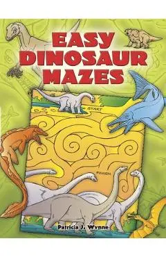 Easy Dinosaur Mazes - Patricia J. Wynne