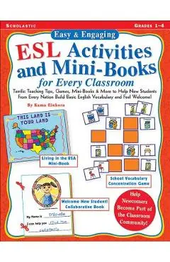 Easy & Engaging ESL Activities and Mini-Books for Every Classroom: Teaching Tips, Games, and Mini-Books for Building Basic English Vocabulary! - Kama Einhorn