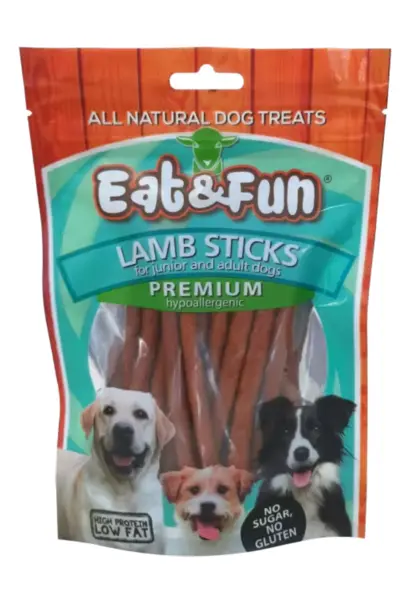 Eat&Fun Recompense Caini Lamb Sticks 100 g