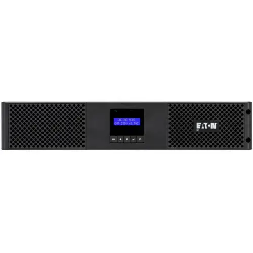 Eaton UPS Eaton 9E3000IR, Rack 2U, Online-DublaConversie, ecran LCD, 3000VA, 2700W, intrare IEC C20, iesiri 6x IEC C13, 1x IEC C19, porturi USB, RS232