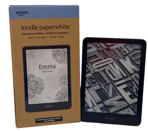 eBook Reader Amazon Kindle Paperwhite Signature Edition 2024 (12th Gen), 32 GB, Display 7inch, Wi-Fi, USB-C, IPX8 (Negru)