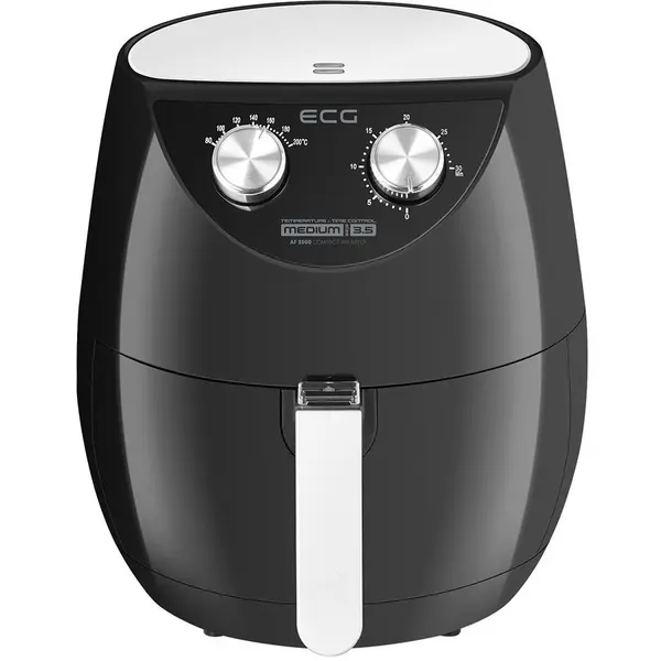 ECG Friteuza cu aer cald ECG AF 3500, 3.5 L, 1500 W, control temperatura 80-200°C, Negru