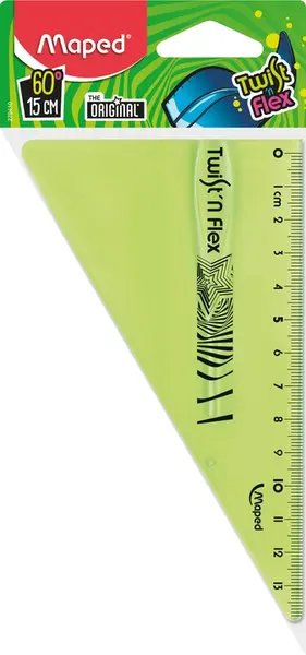 Echer Maped Twist'n Flex – 14 cm, verde