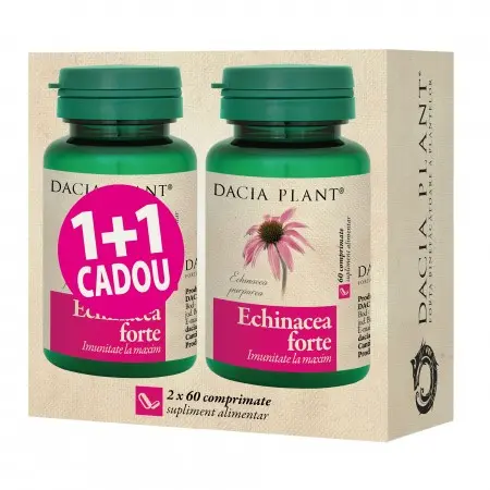 Echinacea Forte 60 comprimate 1 + 1 Gratis