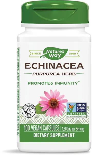 Echinacea Purpurea Herb, 400 mg, 100 capsule, Nature's Way