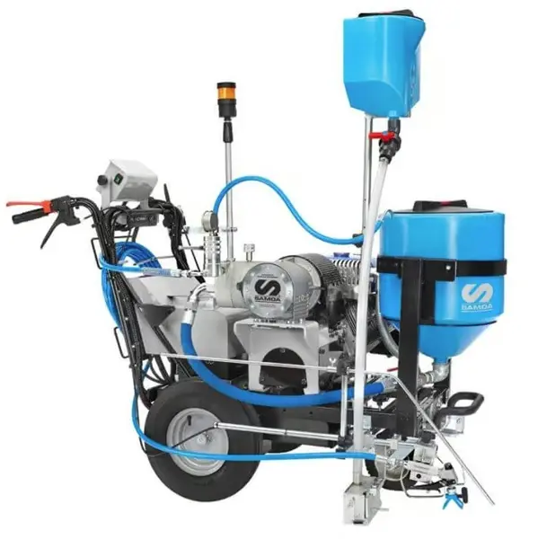 Echipament airless pentru trasat marcaje rutiere Giotto Plus (autopropulsat, 1 pistol, Gravity 50lt) - Larius