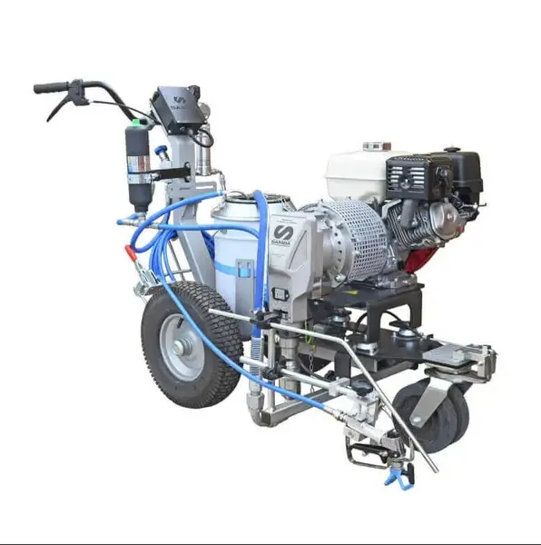 Echipament airless pentru trasat marcaje rutiere Zeus (Gravity 50 lt) - Larius