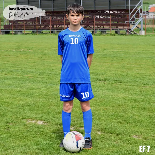 Echipament fotbal copii si adulti CAPO EF7 2XS, Albastru