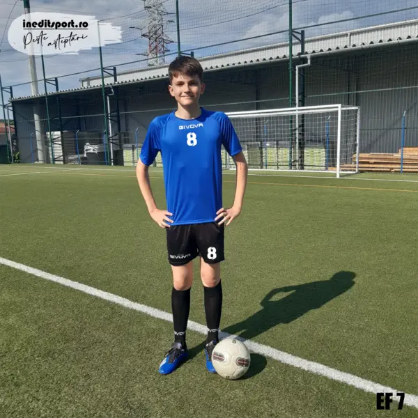 Echipament fotbal copii si adulti CAPO EF7 XXL, Albastru