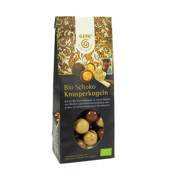 ECO/BIO Bilinute crocante acoperite cu un fin invelis de ciocolata 100gr
