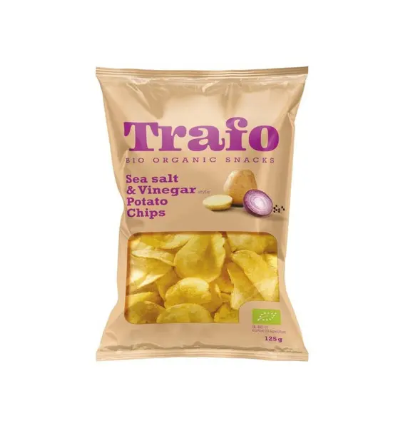 ECO/BIO Chips din cartofi cu sare si otet 125gr