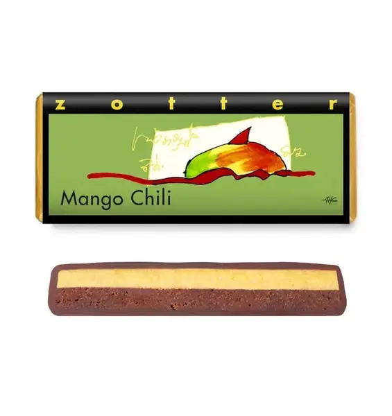 ECO/BIO Ciocolata cu mango si chili, 70gr, BIO si Fair