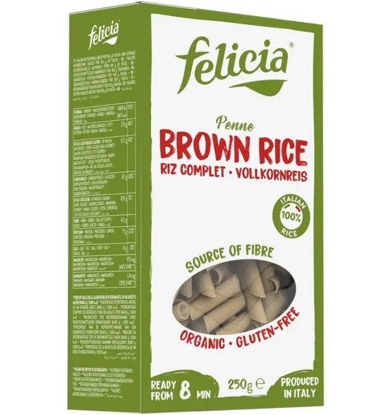 ECO/BIO FELICIA PENNE DIN FAINA DE OREZ INTEGRAL 250g