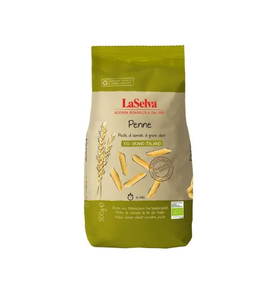 ECO/BIO Paste Penne din grau dur 500gr