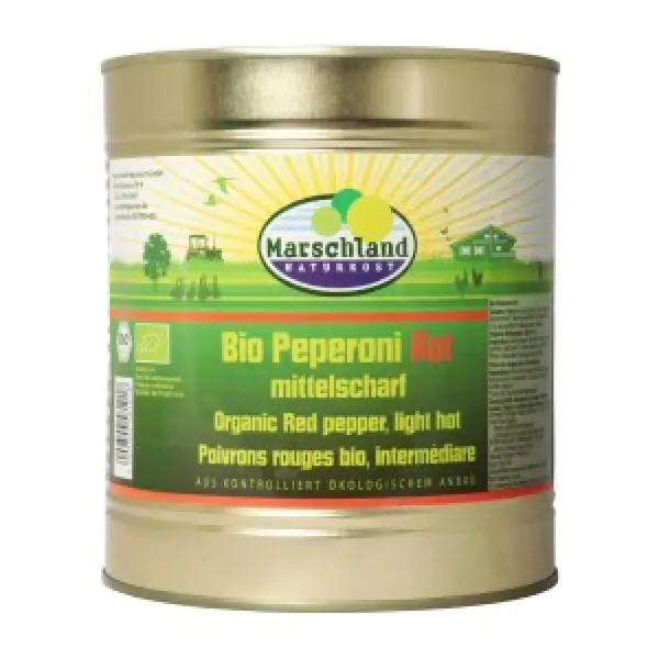 ECO/BIO Peperoni mediu iute 3100ml