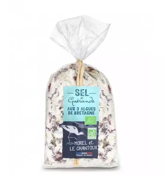 ECO/BIO Sare celtica cu 3 feluri de alge din Bretania, 250gr