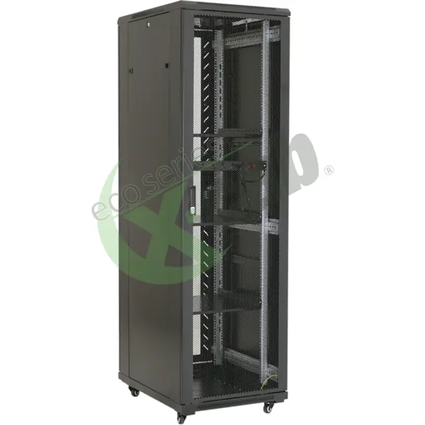 Eco Xcab Cabinet metalic de podea 19, tip rack stand alone, 42U 600x600 mm, Eco Xcab A3