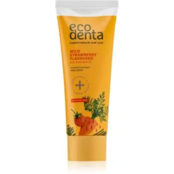 Ecodenta Green Wild Strawberry Flavoured Pasta de dinti pentru copii. fara flor