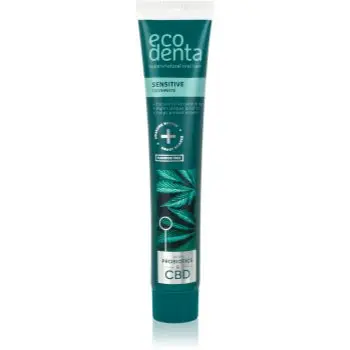 Ecodenta Sensitive CBD pasta de dinti bio-activa cu CBD