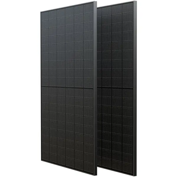 ECOFLOW Pachet 2 panouri fotovoltaice Ecoflow, 2 x 400 W , 37.10 V, 13.79A, 1722 x 1134 x 35 mm, 21.8 kg, Negru