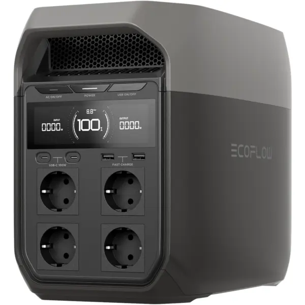 ECOFLOW Statie de incarcare portabila ECOFLOW, 1024 Wh, 1800W AC, LiFePO4