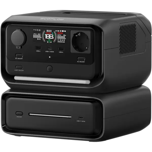 ECOFLOW Statie de incarcare portabila EcoFlow River 3 Max, 572 Wh, 600W AC