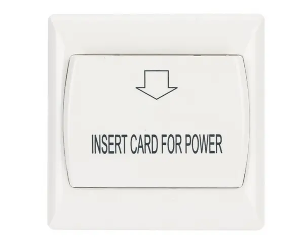 Economizor de electricitate, activare cu cartela, temporizare, material rezistent la foc, HLES-30A-PVC