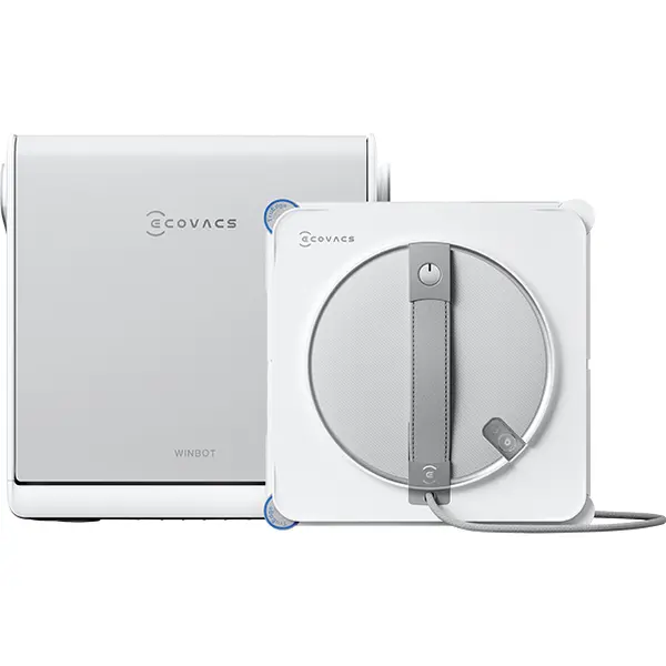 Ecovacs Robot de curatare a geamurilor Winbot W2S Omni Ecovacs, 3000Pa, tehnologie WIN-SLAM 4.0, Alb-Argintiu