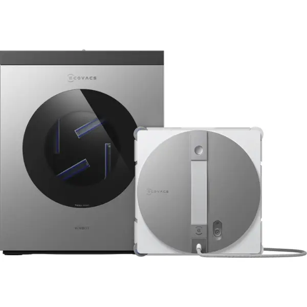 Ecovacs Robot de curatare geamuri Ecovacs WINBOT W3 OMNI, putere 3300 Pa, baterie 4500 mAh, aproximativ 55 m²