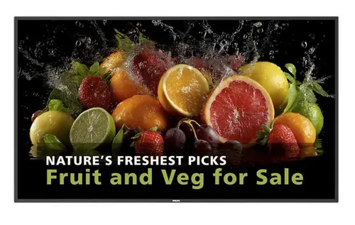 Ecran Profesional VA LED Philips 54.6inch 55BDL5050D/00, UHD (3840 x 2160), HDMI, DisplayPort, Boxe (Negru)