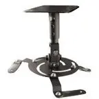 Edbak Suport pentru proiector, Edbak PM3C-B, ajustare inaltime, 3 puncte de fixare, capacitate maxima suportata 15kg, Negru
