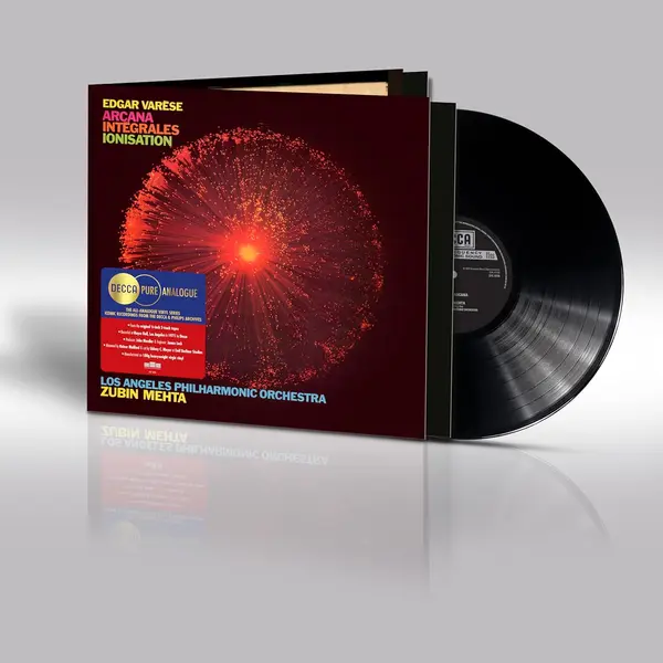 Edgard Varese: Arcana / Integrales / Ionisation - Vinyl | Los Angeles Philharmonic Orchestra, Zubin Mehta