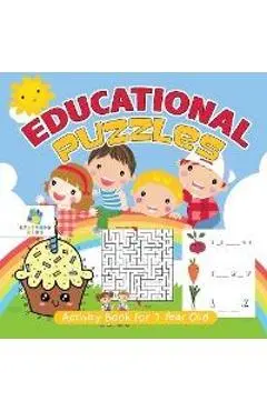 Educational Puzzles Activity Book for 7 Year Old - Educando Kids