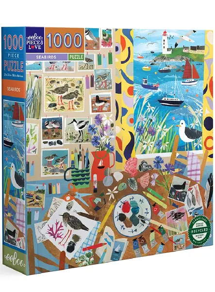 Eeboo Puzzle 1000pcs Seabirds (epztsab)