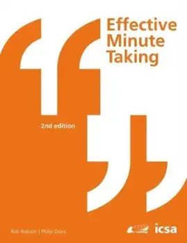 Effective Minute Taking 2nd Edition, Paperback/Philip Davis