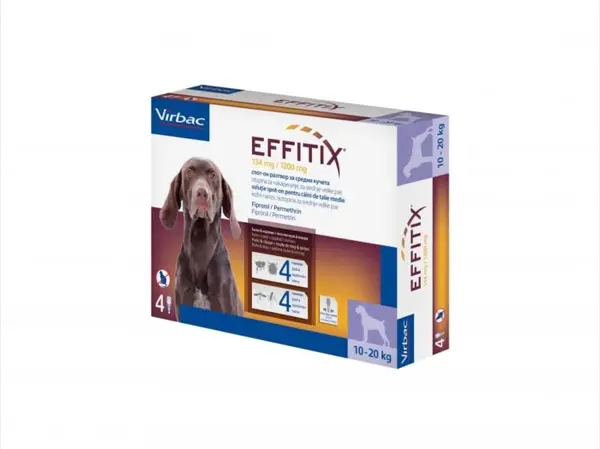 Effitix M (10 - 20 kg) x 4 pipete