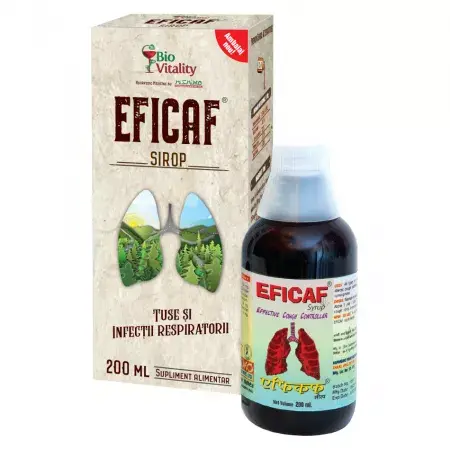 Eficaf sirop, Bio Vitality | 200 ml