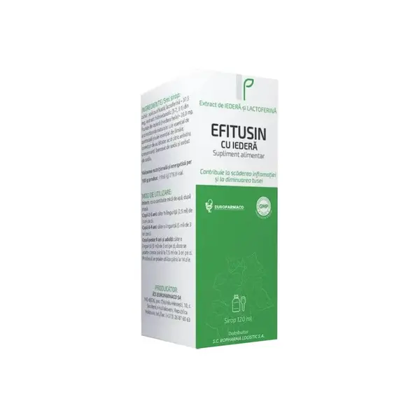 EFITUSIN SIROP CU IEDERA X 120ML EUROPHARMACO