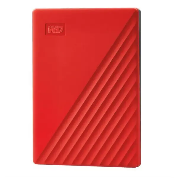 EHDD 2TB WD 2.5 USB 3.2 MY PASSPORT RED EHDD 2TB WD 2.5` USB 3.2 MY PASSPORT RED