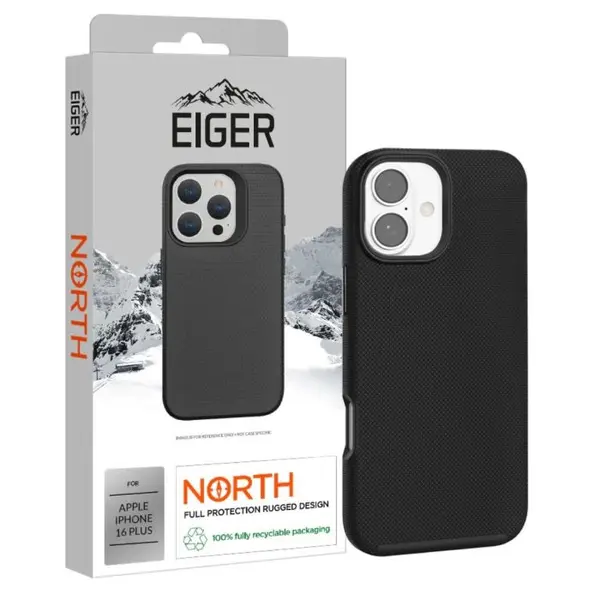 Eiger Husa North Case iPhone 16 Plus Negru