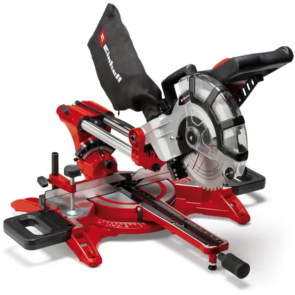Einhell Debitor cu sistem de glisare Einhell TC-SM 2131/1 Dual, 1500 W, 220-240 V, 4900 RPM, 210 x 30 mm lama taiere