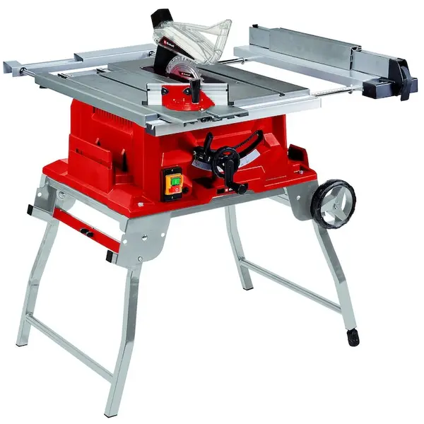 Einhell Ferastrau circular cu masa Einhell TE-CC 250 UF, 1500 W, 4500 RPM, 250 mm diametru lama, 78 mm inaltimea maxima de taiere la 90°