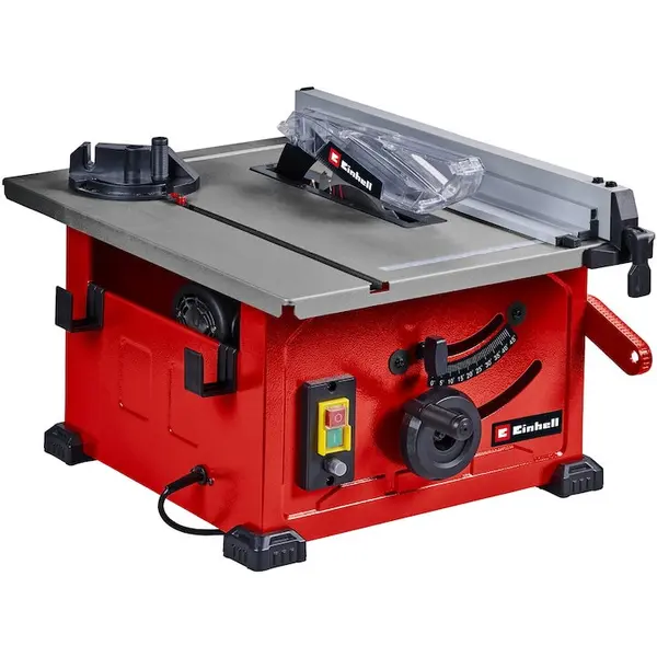 Einhell Fierastrau de masa Einhell TC-TS 8, 1200 wati, inaltime de taiere de 45 mm, lama de Fierastrau Ø 210 mm, ghidaj unghiular, ghidaj longitudinal, conexiune pentru aspirarea prafului